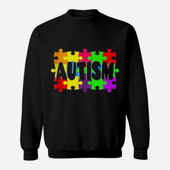 Autism Shirt Awareness Autism Mom Autistic Sweatshirt - Monsterry