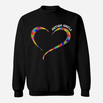 Autism Uncle Autism Awareness Autistic Family Sweatshirt - Monsterry