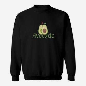 Avocado Valentine Couple Sweatshirt - Monsterry