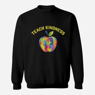 Awareness Teacher Teach Kindness Sweatshirt | Crazezy