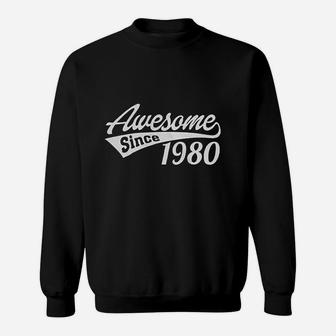 Awesome Since 1980 Sweatshirt - Thegiftio UK