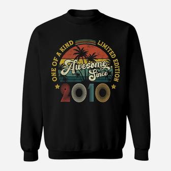 Awesome Since 2010 12 Years Old Vintage 12Th Birthday Gifts Sweatshirt | Crazezy CA