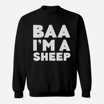 Baa I Am A Sheep Costume Gift Sweatshirt - Thegiftio UK