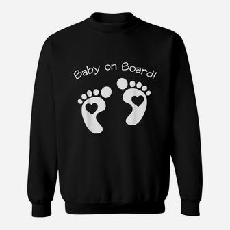 Baby On Board Sweatshirt | Crazezy