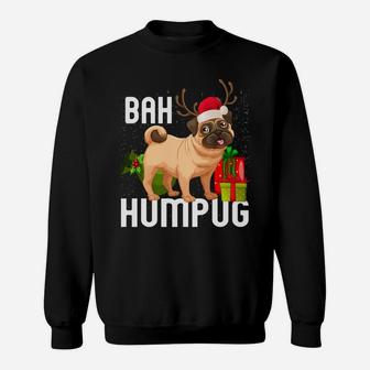 Bah Humpug Puggle Xmas Hum Pug Baby Gifts Pet Dogs Sweatshirt | Crazezy UK