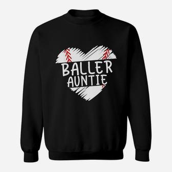 Baller Auntie Mothers Day Sweatshirt | Crazezy UK