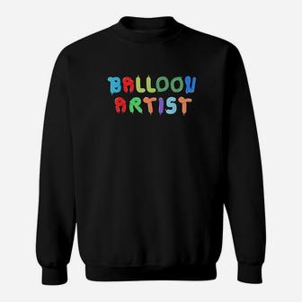 Balloon Artist Fun Sculptor Balloon Sweatshirt | Crazezy
