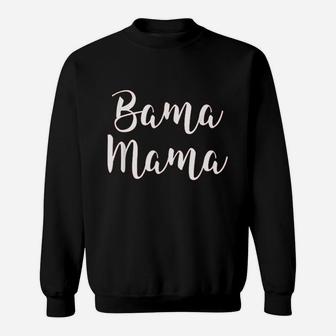 Bama Mama Mom Football Gift Alabama Sports Sweatshirt | Crazezy