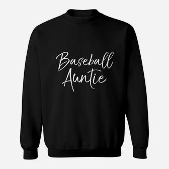 Baseball Auntie Sweatshirt | Crazezy CA