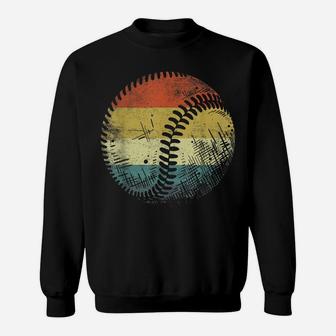 Baseball Player Gifts Funny Ball Retro Vintage Style Coach Sweatshirt | Crazezy AU