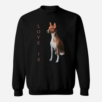 Basenji Shirt Women Men Kids Love Dog Mom Dad Pet Sweatshirt | Crazezy
