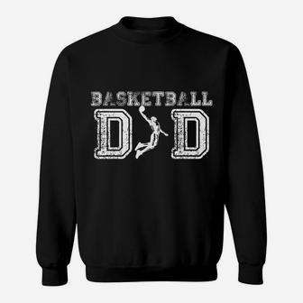 Basketball Dad Tshirt Fathers Day Gift For Daddy Papa Father Sweatshirt | Crazezy CA