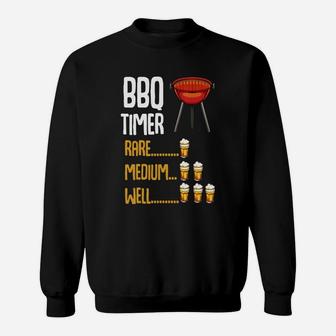 Bbq Timer Barbecue Bbq Grill Party Beer Quotes Shirt Sweatshirt - Thegiftio UK