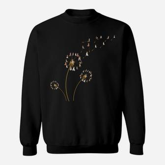 Beagle Dogs Dandelion Flower Dog Lovers Animal Lovers Women Sweatshirt | Crazezy AU