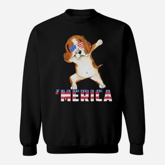 Beagle Merica 4Th Of July Sweatshirt - Monsterry