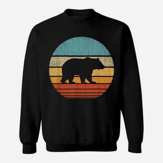 Bear Vintage 60S 70S Retro Gifts Zoo Animal Lover Men Women Sweatshirt | Crazezy