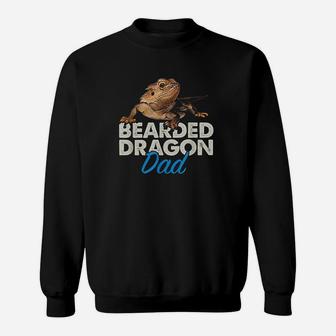 Bearded Dragon Dad Pet Reptile Lizard Owner Sweatshirt | Crazezy