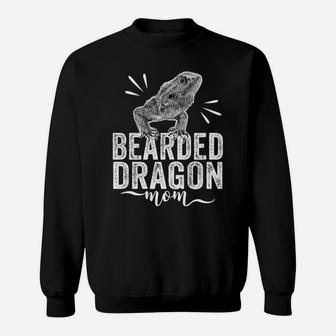 Bearded Dragon Mom Reptile Lizard Beardie Gift Sweatshirt | Crazezy CA