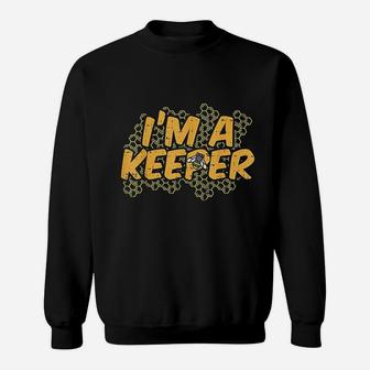 Bee Keeper Funny Beekeeping Pun Humor Honey Apiarist Gift Sweatshirt | Crazezy