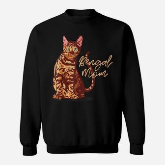 Bengal Cat Mom I Domestic Family Animal | Friend Sweatshirt | Crazezy DE