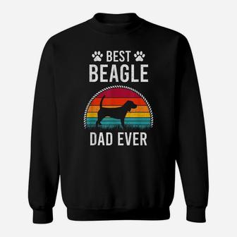 Best Beagle Dad Ever Dog Lover Sweatshirt | Crazezy