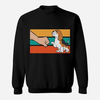 Best Beagle Dad Ever Funny Beagle Dog Dad Sweatshirt | Crazezy