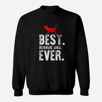 Best Beardie Dad Ever Bearded Dragon Sweatshirt - Thegiftio