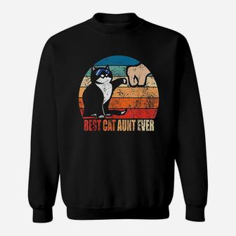Best Cat Aunt Ever Sweatshirt | Crazezy