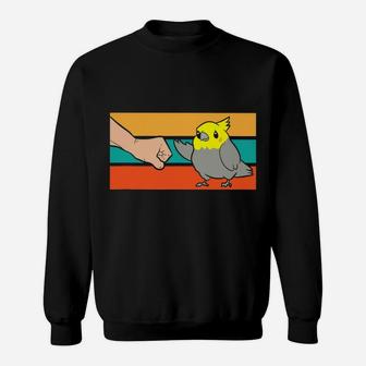 Best Cockatiel Dad Ever Vintage Sweatshirt | Crazezy