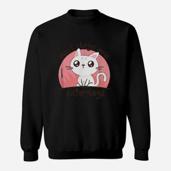 Best Days Are Caturdays Cute Cat Sweatshirt | Crazezy CA