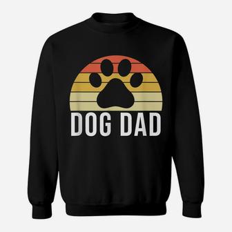 Best Dog Dad - Cool & Funny Paw Dog Saying Dog Owner Quote Sweatshirt | Crazezy AU