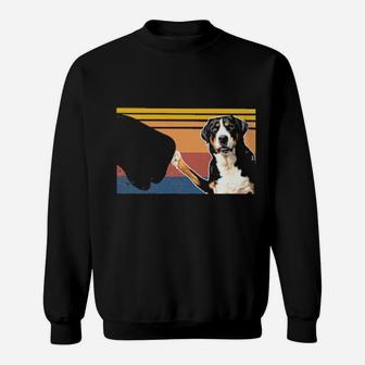 Best Greater Swiss Mountain Dog Dad Ever Vintage Fathers Day Sweatshirt - Monsterry CA