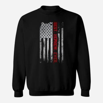 Best Nephew Ever American Usa Flag Father’S Day Gift Nephew Sweatshirt | Crazezy