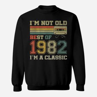 Best Of 1982 Classic 40 Year Old Retro 40Th Birthday Gifts Sweatshirt | Crazezy