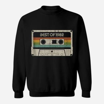Best Of 1982, Vintage Best Of 1982, 39Th Birthday Cassette Sweatshirt | Crazezy