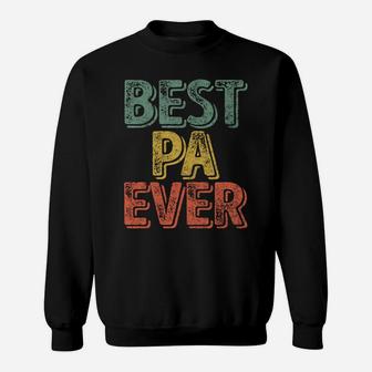 Best Pa Ever Shirt Funny Christmas Gift Father's Day Sweatshirt | Crazezy