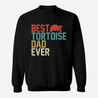 Best Tortoise Dad Ever Vintage Retro Sweatshirt | Crazezy