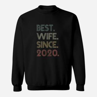 Best Wife Since 2020 Epic Matching 1st Wedding Anniversary Sweatshirt - Thegiftio