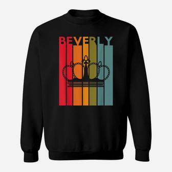 Beverly Gift Idea For Girls Women First Name Vintage Beverly Sweatshirt | Crazezy UK