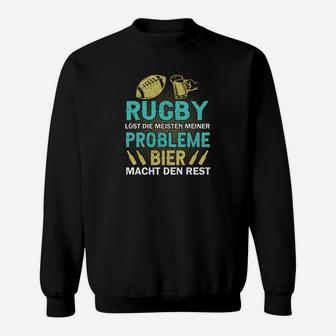 Bier Macht Den Rest Rugby Sweatshirt - Seseable