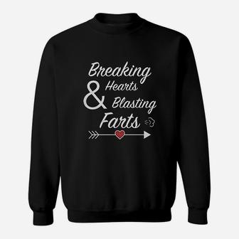 Big Boys Breaking Hearts And Blasting Farts Sweatshirt | Crazezy UK