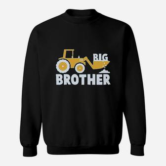 Big Brother Gift Tractor Loving Boy Sweatshirt | Crazezy DE