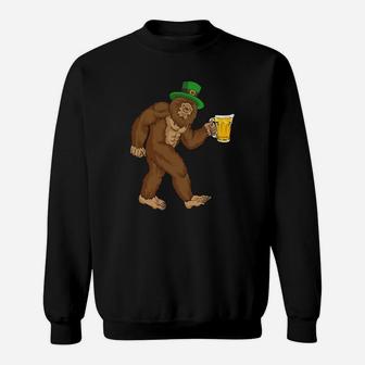 Bigfoot Leprechaun Shirt St Patricks Day Shirts 2018 Sweatshirt - Thegiftio UK