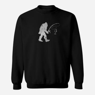 Bigfoot Sasquatch Fishing Funny Gifts Tee Sweatshirt - Thegiftio UK