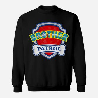 Birthday Boy Brother Patrol Dogs Lover Kid Sweatshirt | Crazezy