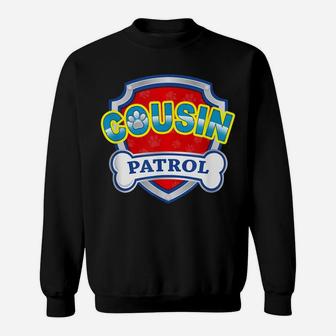Birthday Boy Cousin Patrol Dogs Lover Kid Sweatshirt | Crazezy CA