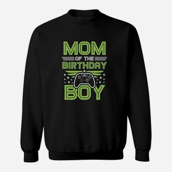 Birthday Gamer Party Mom Of Birthday Sweatshirt | Crazezy