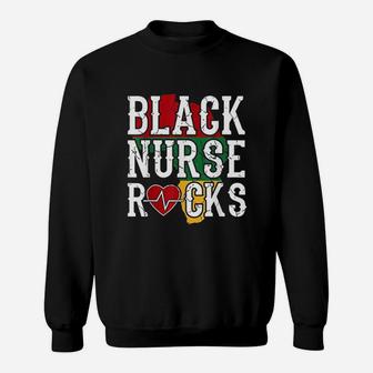 Black Nurse Rocks Black African American Lives Matter Sweatshirt | Crazezy