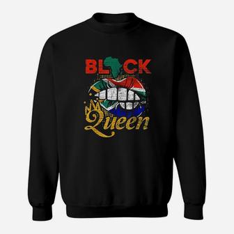 Black Queen Black History Women Girls Gift African American Sweatshirt | Crazezy DE