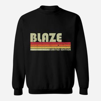 Blaze Gift Name Personalized Funny Retro Vintage Birthday Sweatshirt | Crazezy CA